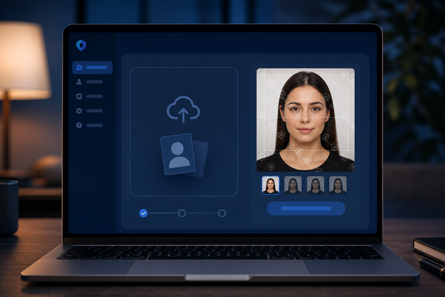 Free guest passport photo preview