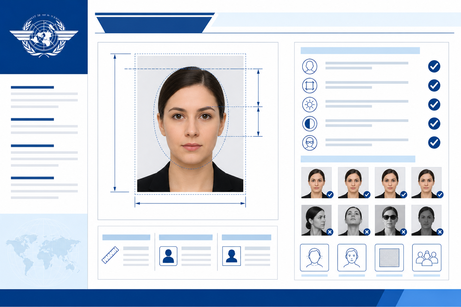 ICAO compliant passport photo validation
